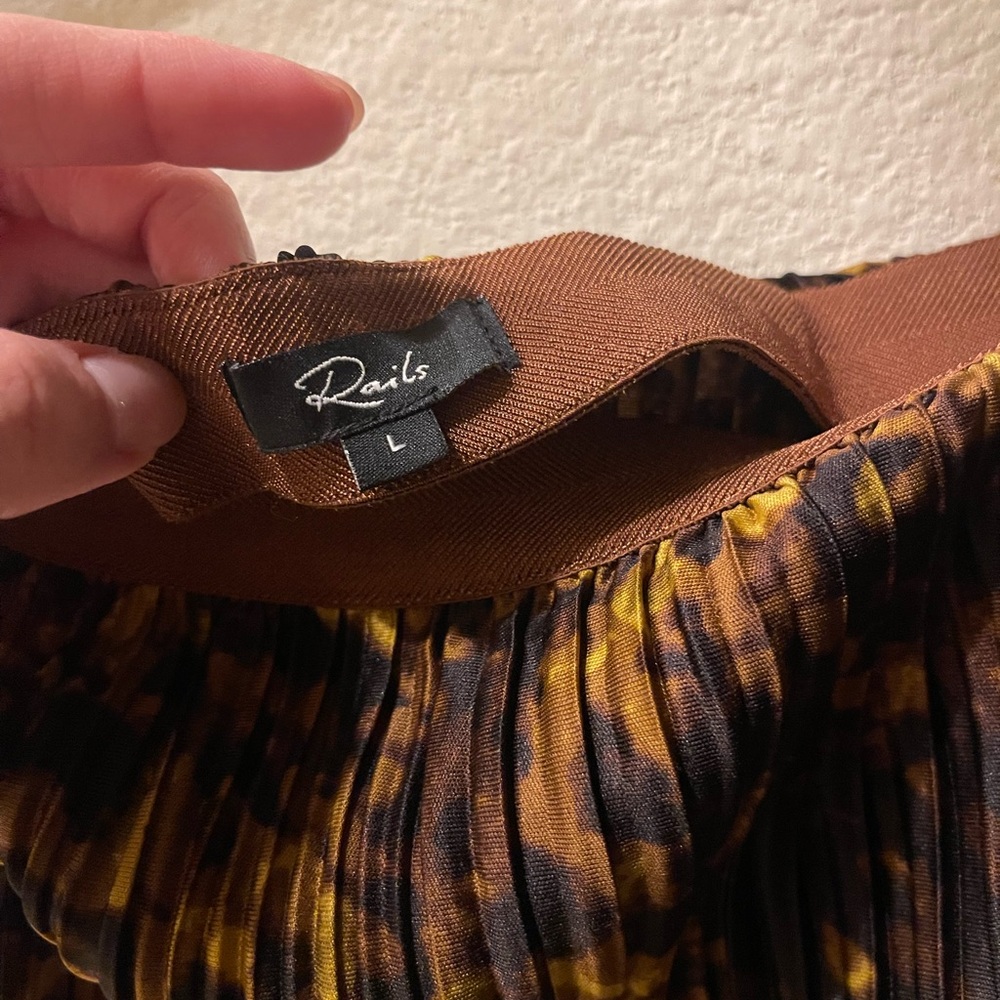 Rails Pleated Skirt